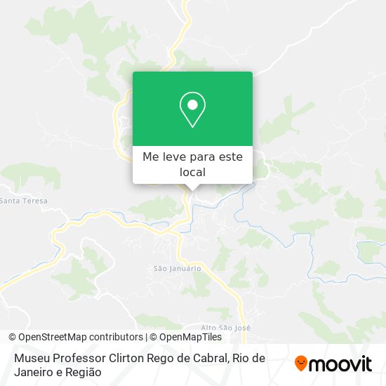Museu Professor Clirton Rego de Cabral mapa