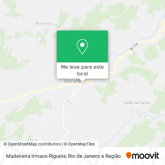 Madeireira Irmaos Riguete mapa