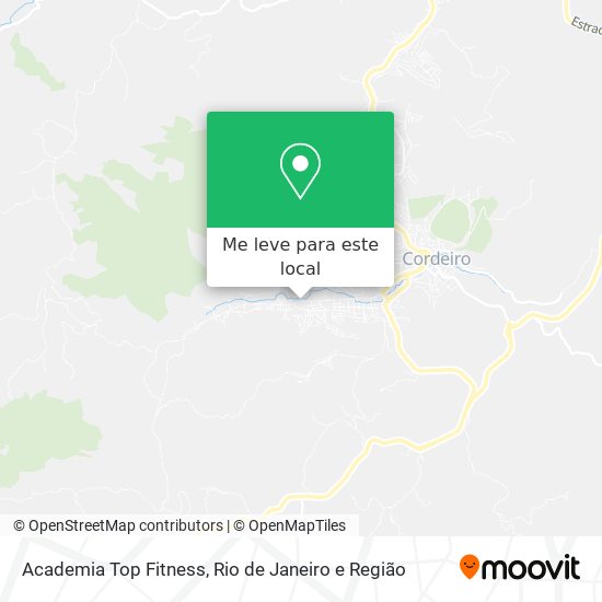 Academia Top Fitness mapa