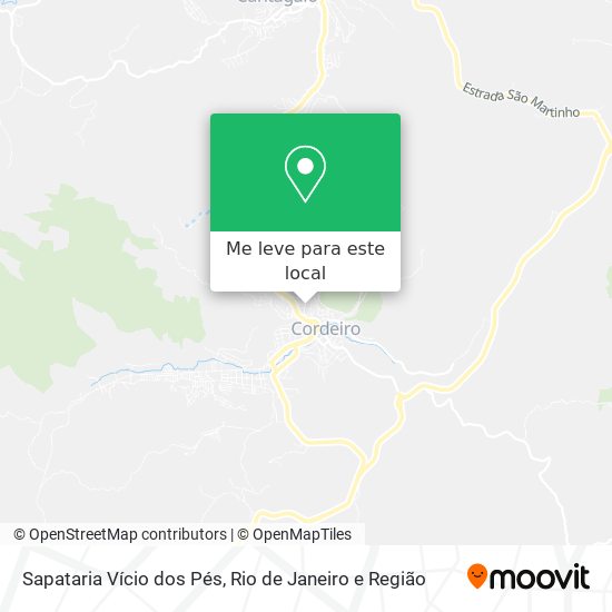 Sapataria Vício dos Pés mapa