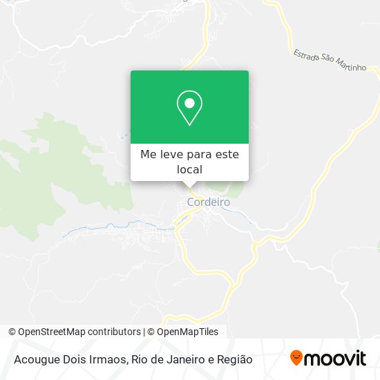 Acougue Dois Irmaos mapa