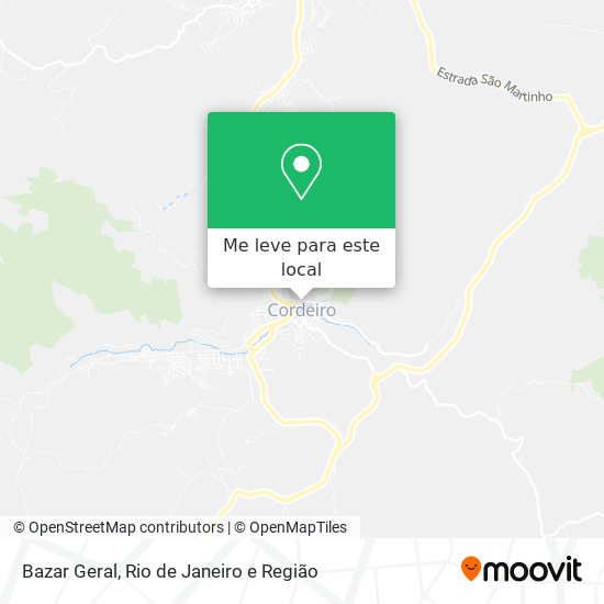 Bazar Geral mapa