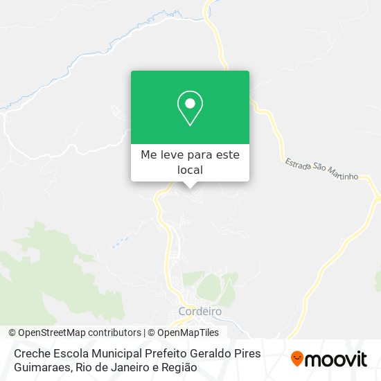 Creche Escola Municipal Prefeito Geraldo Pires Guimaraes mapa