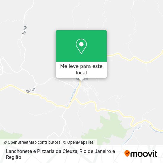 Lanchonete e Pizzaria da Cleuza mapa