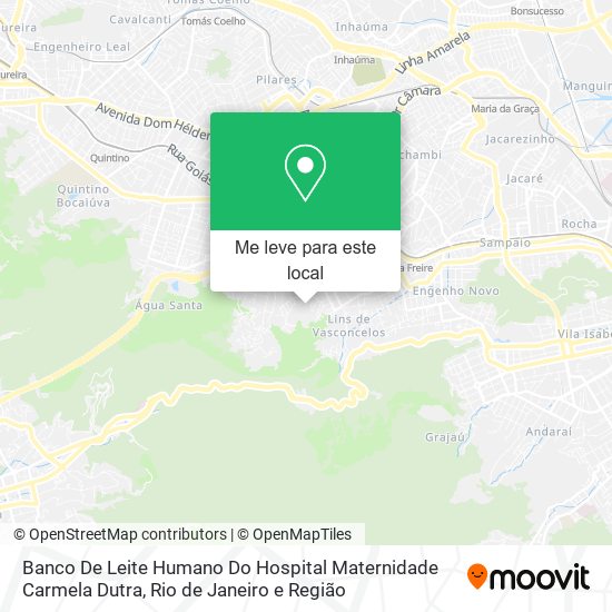 Banco De Leite Humano Do Hospital Maternidade Carmela Dutra mapa