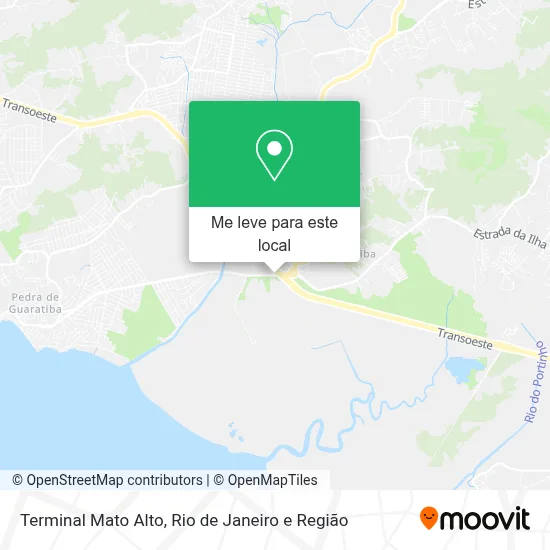 Terminal Mato Alto mapa