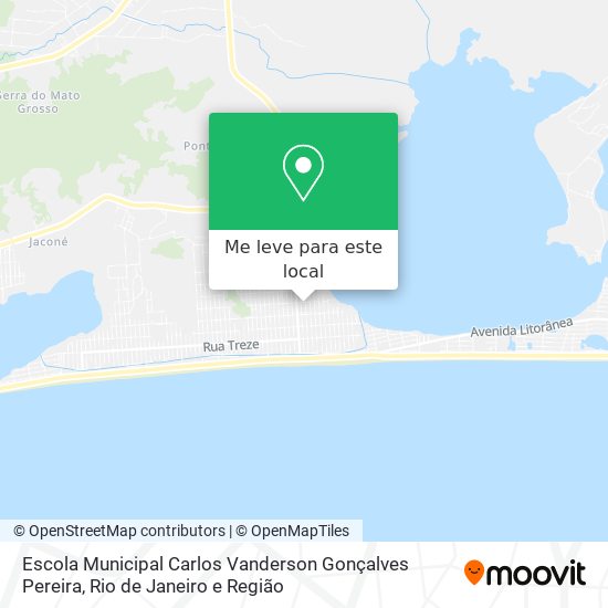 Escola Municipal Carlos Vanderson Gonçalves Pereira mapa