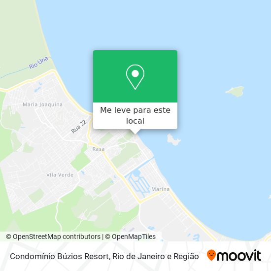 Condomínio Búzios Resort mapa