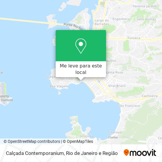 Calçada Contemporanium mapa