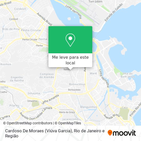Cardoso De Moraes (Viúva Garcia) mapa