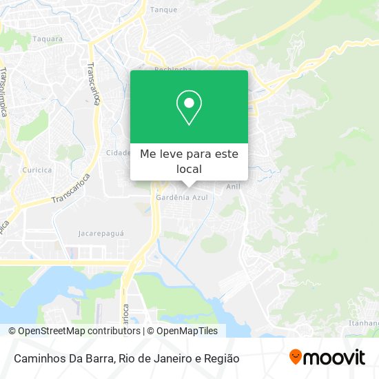 Caminhos Da Barra mapa