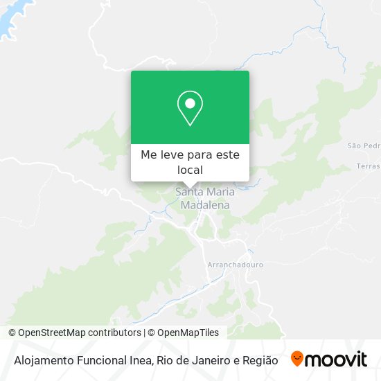 Alojamento Funcional Inea mapa