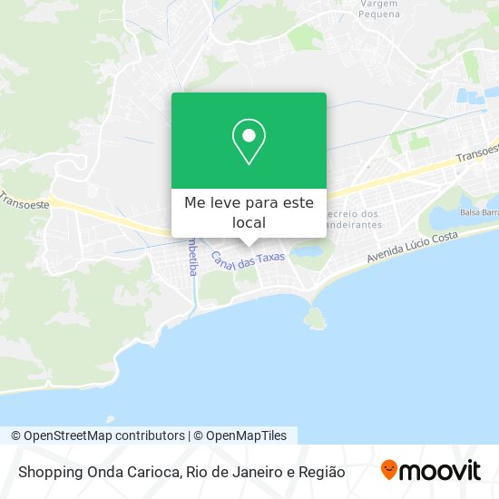 Shopping Onda Carioca mapa