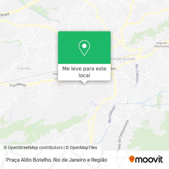 Praça Aldo Botelho mapa
