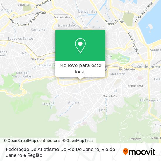 Federação De Atletismo Do Rio De Janeiro mapa