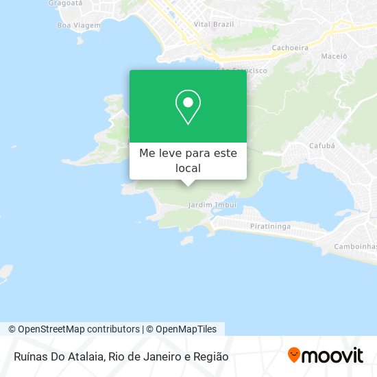 Ruínas Do Atalaia mapa