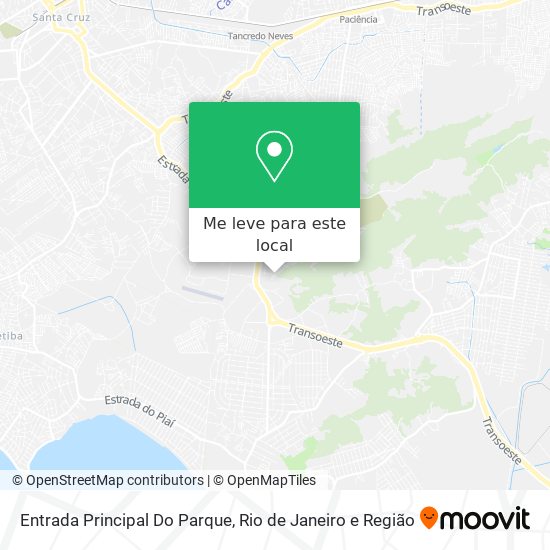 Entrada Principal Do Parque mapa