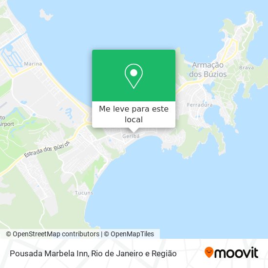 Pousada Marbela Inn mapa