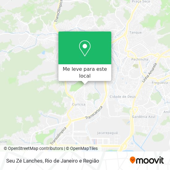 Seu Zé Lanches mapa