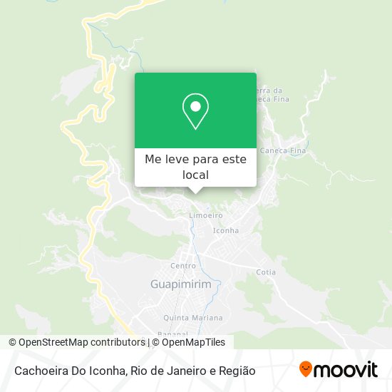 Cachoeira Do Iconha mapa
