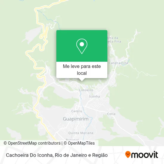 Cachoeira Do Iconha mapa