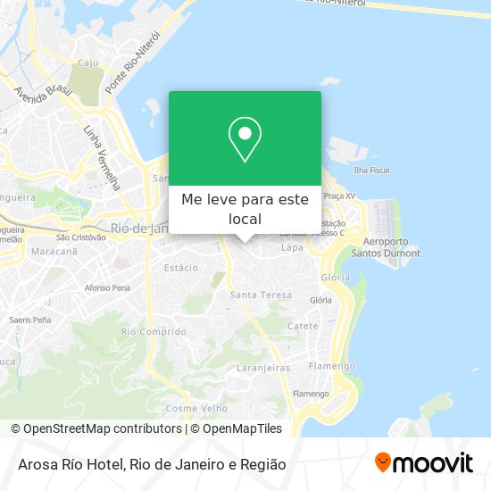 Arosa Río Hotel mapa
