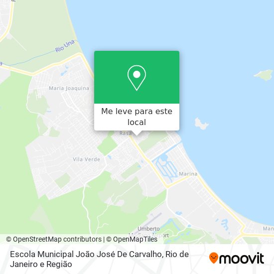 Escola Municipal João José De Carvalho mapa