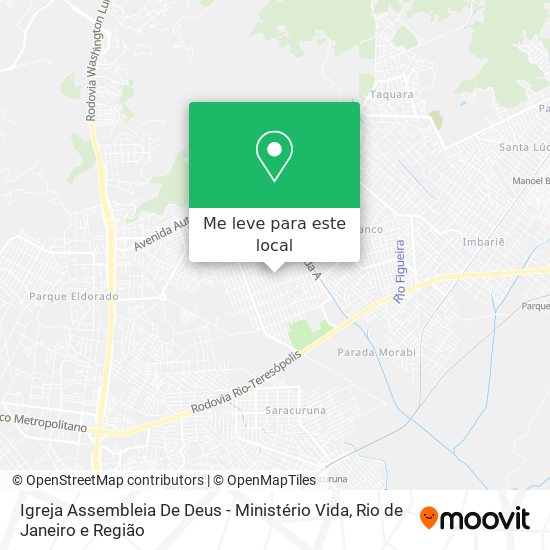 Igreja Assembleia De Deus - Ministério Vida mapa