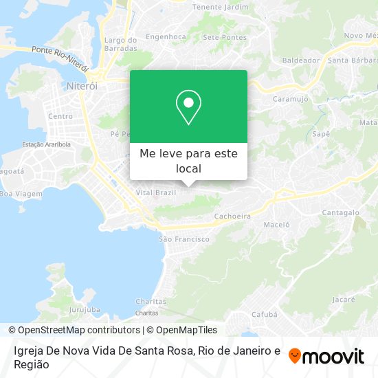 Igreja De Nova Vida De Santa Rosa mapa