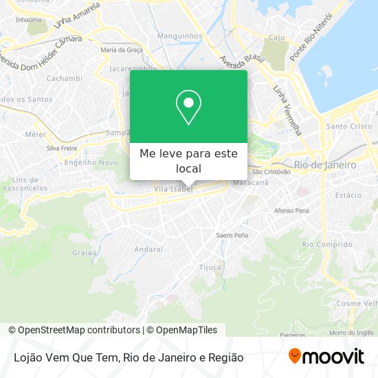 Lojão Vem Que Tem mapa