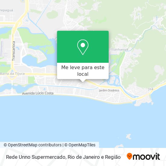 Rede Unno Supermercado mapa