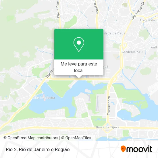 Rio 2 mapa