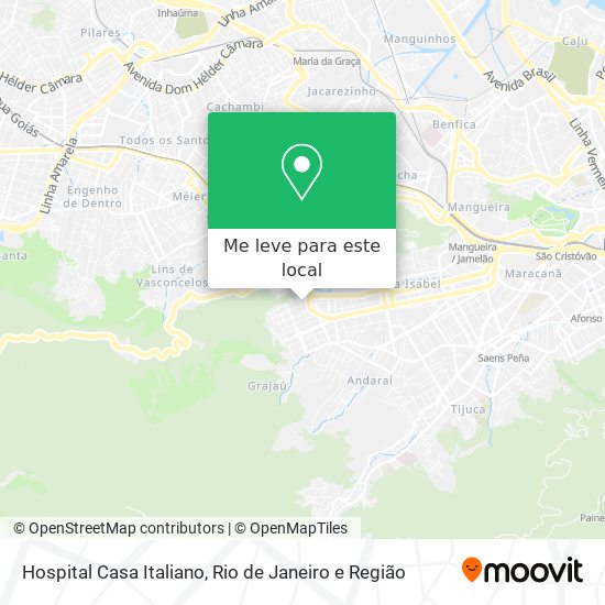 Hospital Casa Italiano mapa