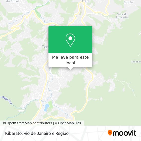 Kibarato mapa