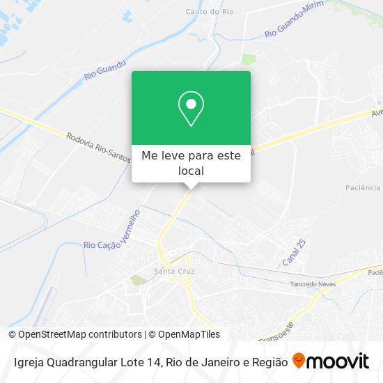 Igreja Quadrangular Lote 14 mapa