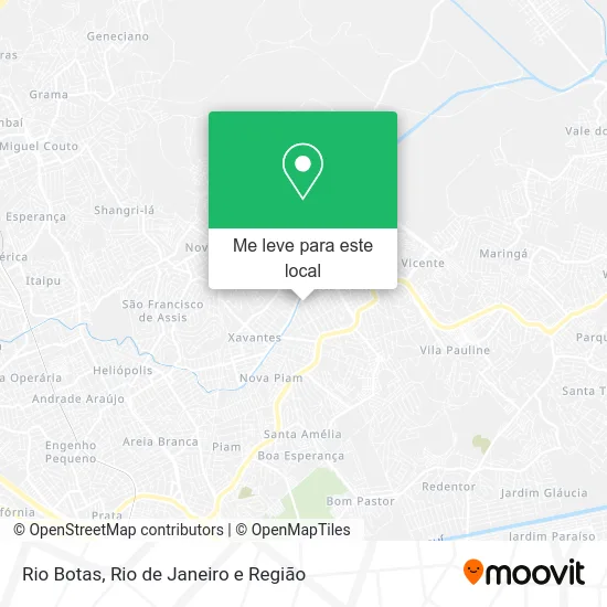 Rio Botas mapa