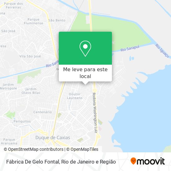 Fábrica De Gelo Fontal mapa