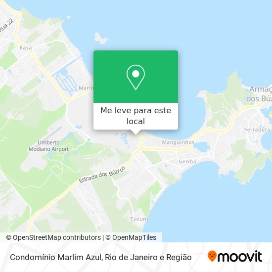 Condomínio Marlim Azul mapa