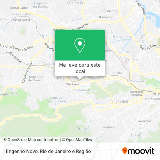 Engenho Novo mapa