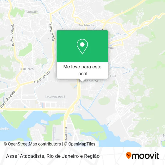 Assaí Atacadista mapa