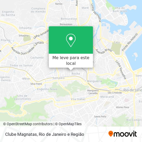 Clube Magnatas mapa