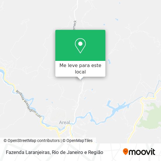 Fazenda Laranjeiras mapa