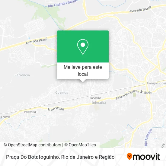 Praça Do Botafoguinho mapa