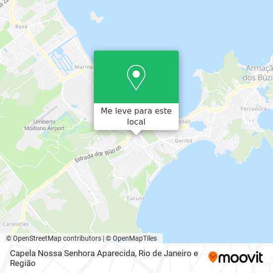 Capela Nossa Senhora Aparecida mapa