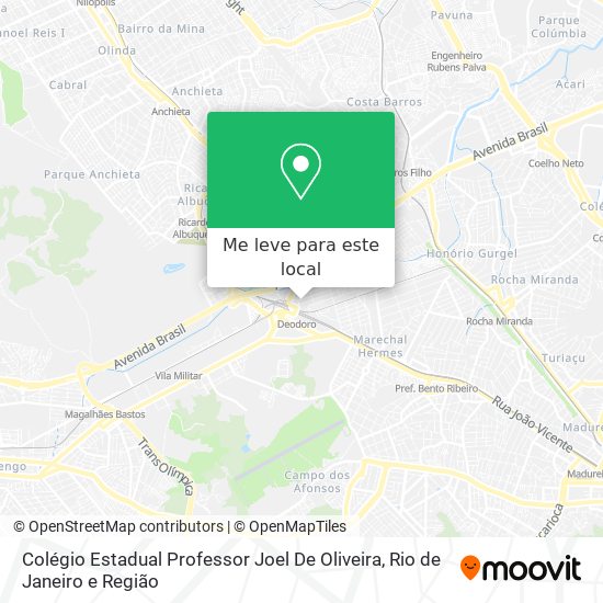Colégio Estadual Professor Joel De Oliveira mapa
