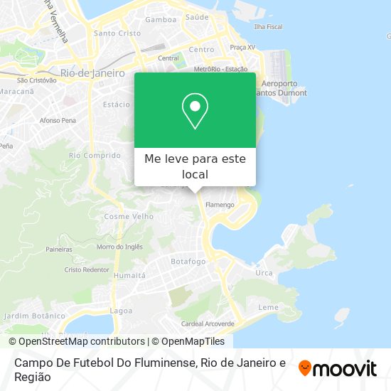 Campo De Futebol Do Fluminense mapa