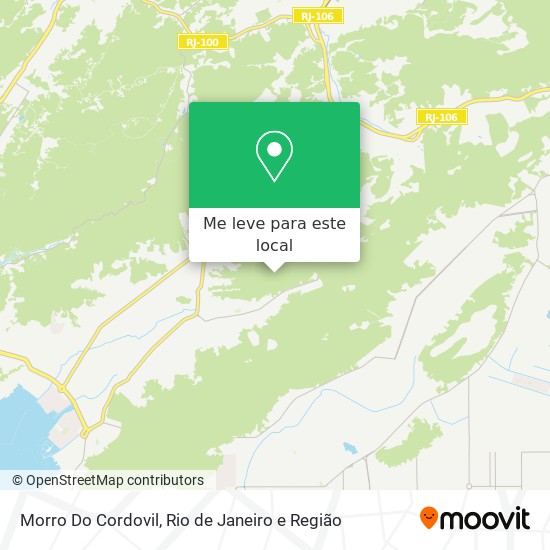Morro Do Cordovil mapa