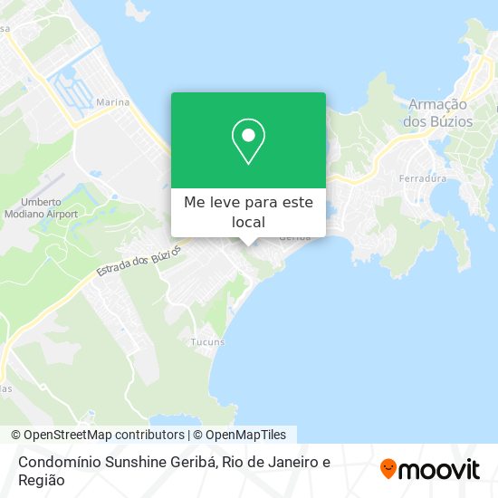 Condomínio Sunshine Geribá mapa