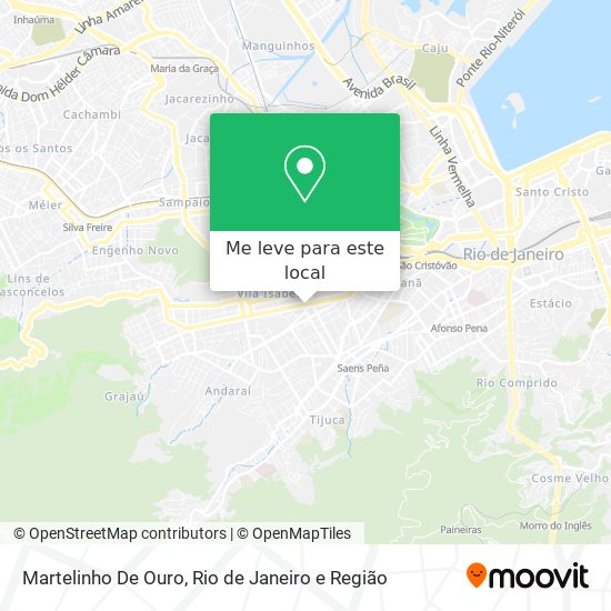 Martelinho De Ouro mapa