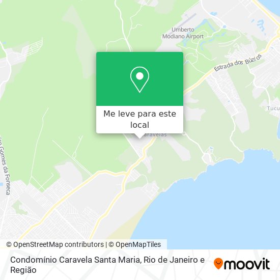 Condomínio Caravela Santa Maria mapa